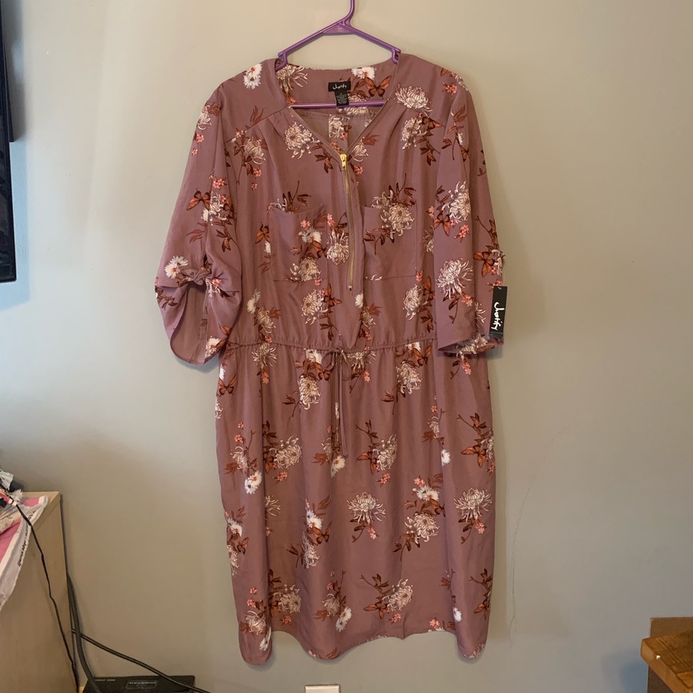 Justify Purple Floral Dress